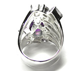 Замечательный комплект с аметистами Серебро 925