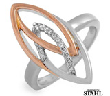 Кольцо от Friedrich Stahl с кубиком циркония