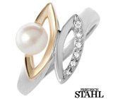 Кольцо от Friedrich Stahl с жемчужиной Серебро 925