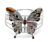 Браслет «Бабочка» с тигровой раковиной