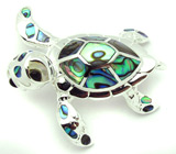 Брошь-кулон с абалоном Серебро 925