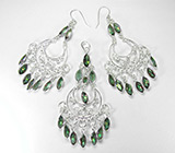 Комплект с мистическими топазами Серебро 925