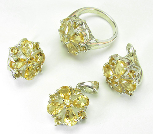 Комплект с цитринами