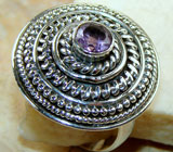 "Плетеное" кольцо с аметистом Серебро 925