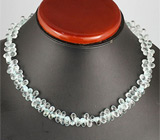 Колье с аквамаринами