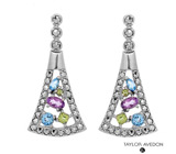 Серьги от Taylor Avedon с самоцветами