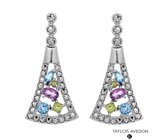 Серьги от Taylor Avedon с самоцветами Серебро 925