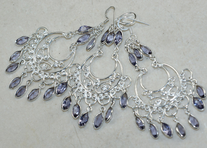 Комплект с аметистами