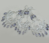 Комплект с аметистами Серебро 925