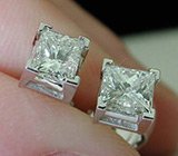 Серьги с бриллиантами 0,32 карат Золото