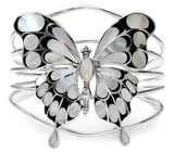 Комплект «Butterfly» с перламутром и ониксом Серебро 925