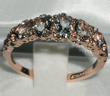 Кольцо с аквамаринами от D&J Magic Jewelry