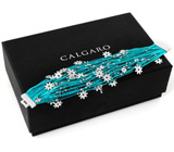 Бирюзовый браслет от «Calgaro» Серебро 925