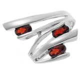 Элегантное кольцо с гранатами от D&J Magic Jewelry