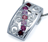 Кулон из коллекции "Palette" с самоцветами Серебро 925