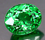 Великолепный ярко-зеленый цаворит гранат 0,71 карат 