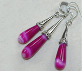 Симпатичный комплект с агатами Серебро 925