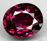 Роскошная красновато-розовая шпинель 3,12 карат 