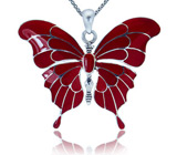 Кулон «Butterfly» с эмалью Серебро 925