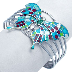 Комплект «Butterfly» перламутром и эмалью