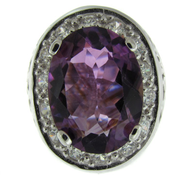 Замечательный перстень с аметистом