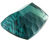 Крупный флюорит цвета морской волны 34,84 карат 