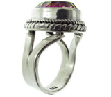 Кольцо с ярким мистическим топазом Серебро 925