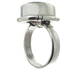 Кольцо с розовым аметистом Серебро 925