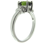 Кольцо с молдавитом Серебро 925