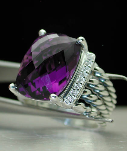 Кольцо от David Yurman с роскошным аметистом