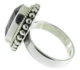 Кольцо с насыщенным аметистом Серебро 925