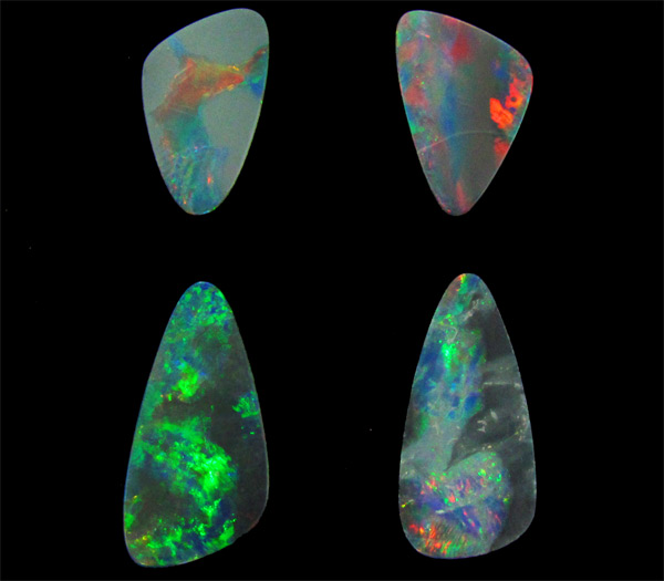 Австралийские опалы! Набор для серег №1