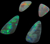 Австралийские опалы! Набор для серег №1 