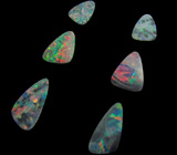 Австралийские опалы! Набор для серег №2. 