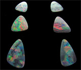 Австралийские опалы! Набор для серег №2. 