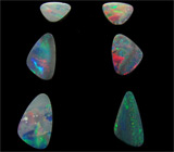 Австралийские опалы! Набор для серег №3. 