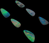 Австралийские опалы! Набор для серег №4. 