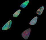 Австралийские опалы! Набор для серег №4. 