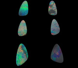 Австралийские опалы! Набор для серег №4. 