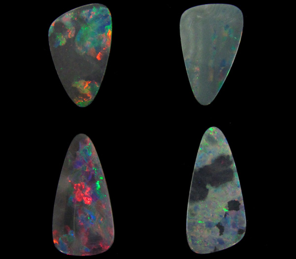 Австралийские опалы! Набор для серег №5.