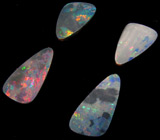 Австралийские опалы! Набор для серег №5. 