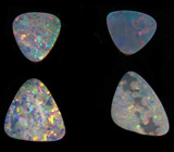 Австралийские опалы. Набор для серег №7. 