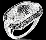 Кольцо "Масть" с бриллиантами Золото