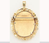 Великолепная подвеска/брошь с портретом Золото