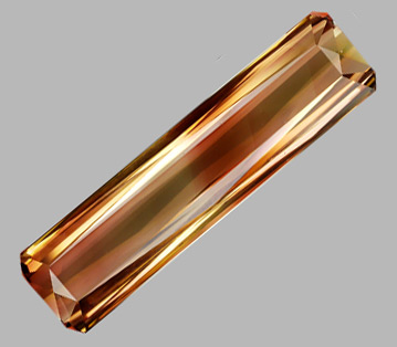 Крупный полихромный турмалин 24,14 карат