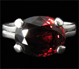 Кольцо с замечательной рубиновой шпинелью Серебро 925