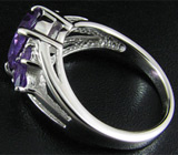 Кольцо из коллекции "Spring" с аметистами Серебро 925