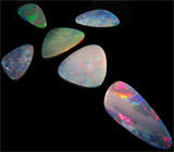 Австралийские опалы! Набор для кулона 9,05 карат 