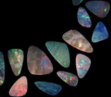 Австралийские опалы! Набор для браслета/колье №2. 