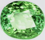 Крупный ярко-зеленый турмалин 8,3 карат 